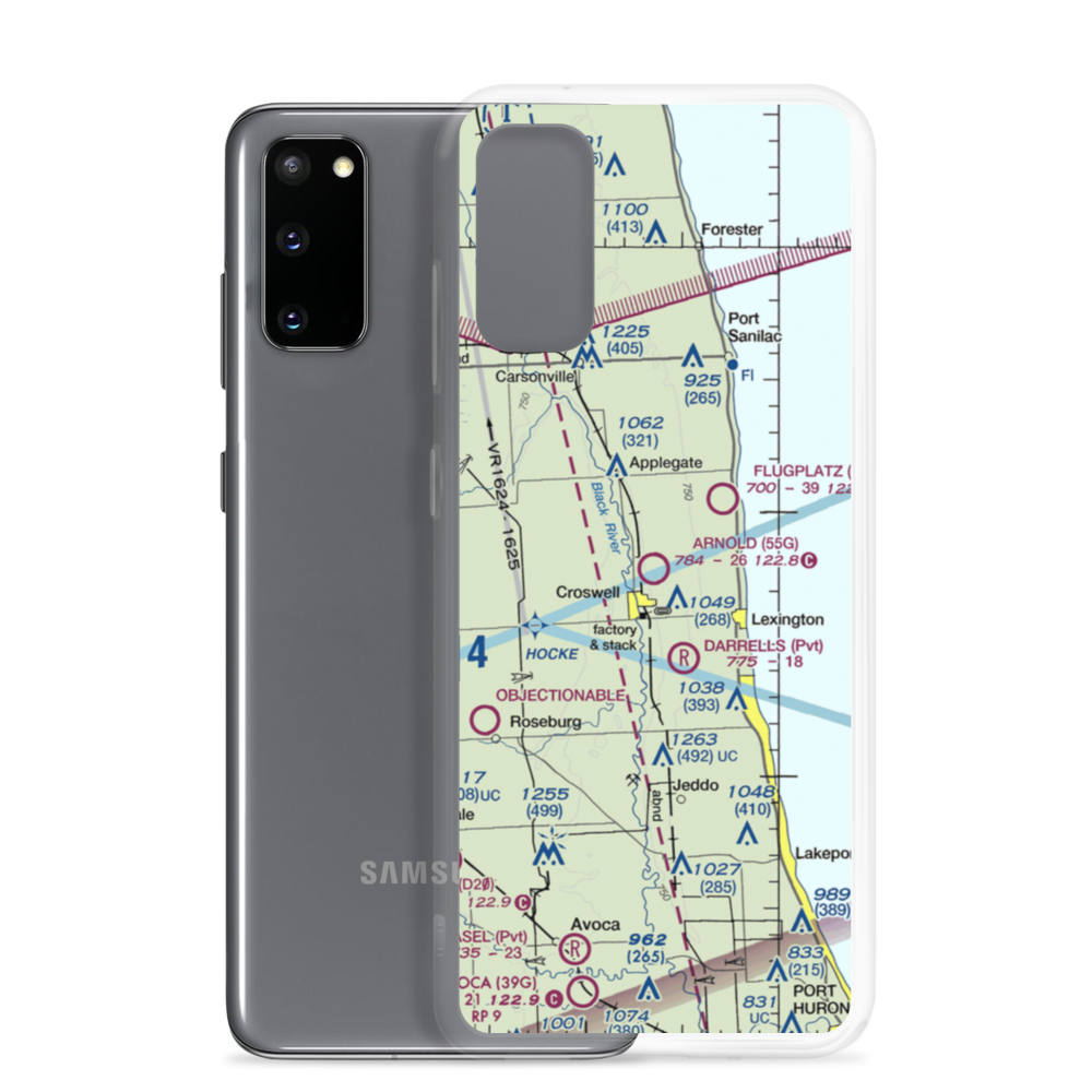 Arnold Field (55G) VFR Sectional Samsung Case Samsung Galaxy S20 model shown