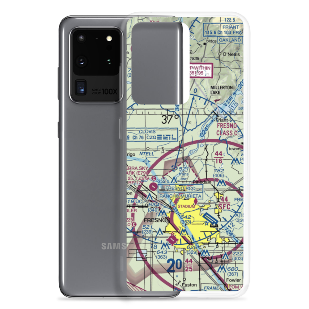 Arnold Ranch Airport (37CN) VFR Sectional Samsung Case Samsung Galaxy S20 Ultra model shown