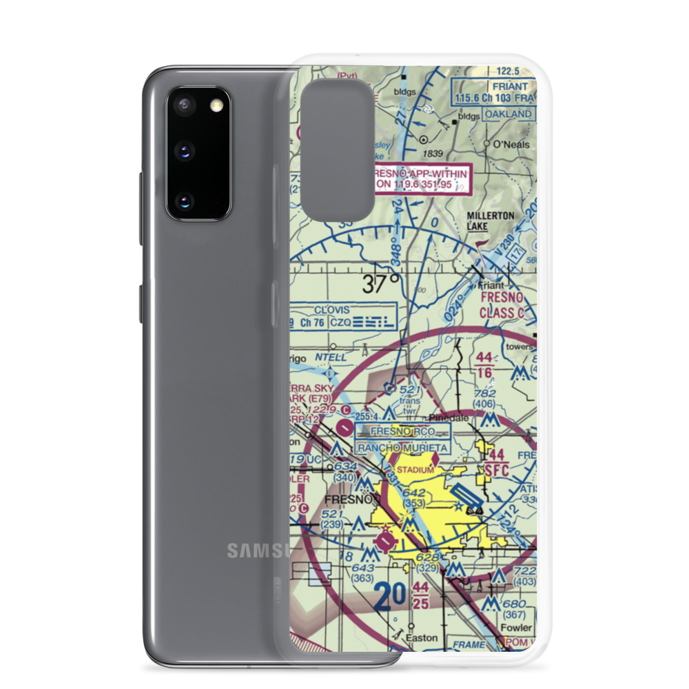 Arnold Ranch Airport (37CN) VFR Sectional Samsung Case Samsung Galaxy S20 model shown