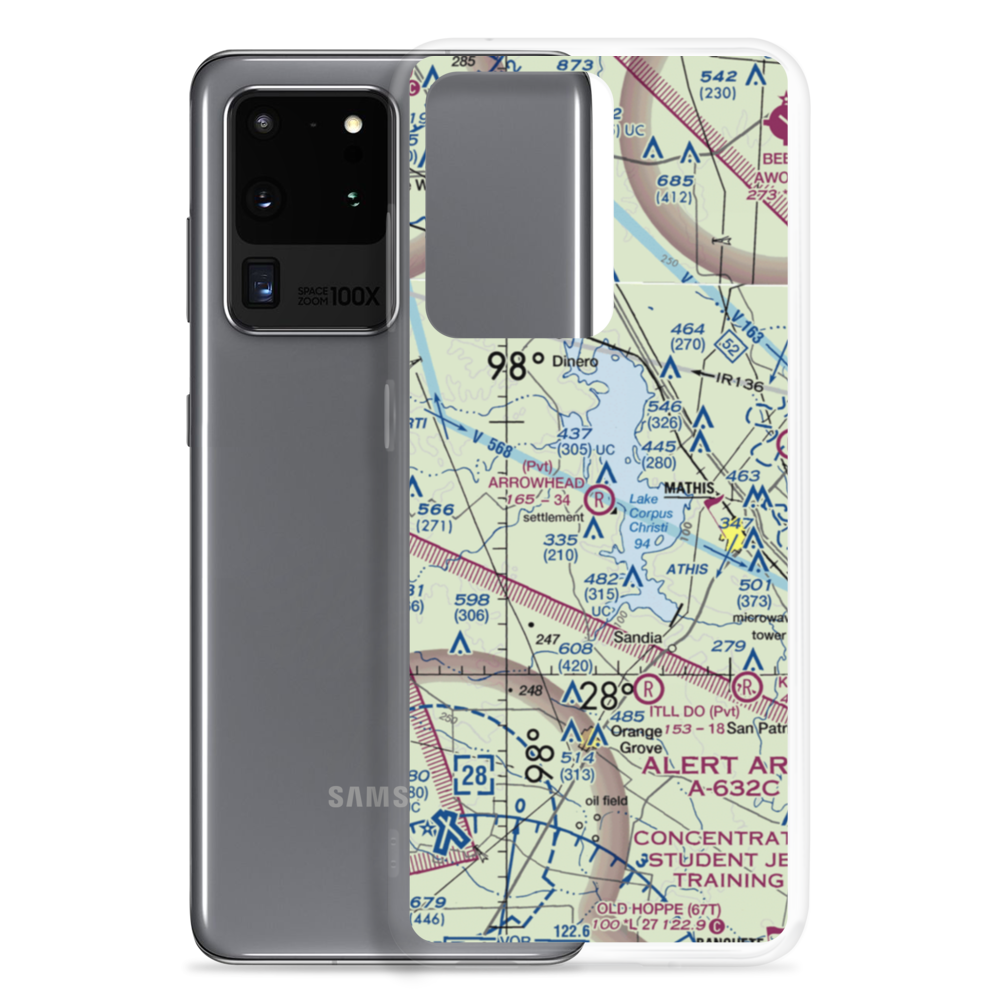 Arrowhead Airport (79TE) VFR Sectional Samsung Case Samsung Galaxy S20 Ultra model shown
