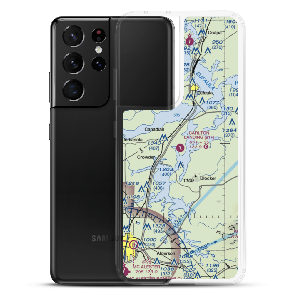 Arrowhead Airport (91F) VFR Sectional Samsung Case Samsung Galaxy S21 Ultra model shown
