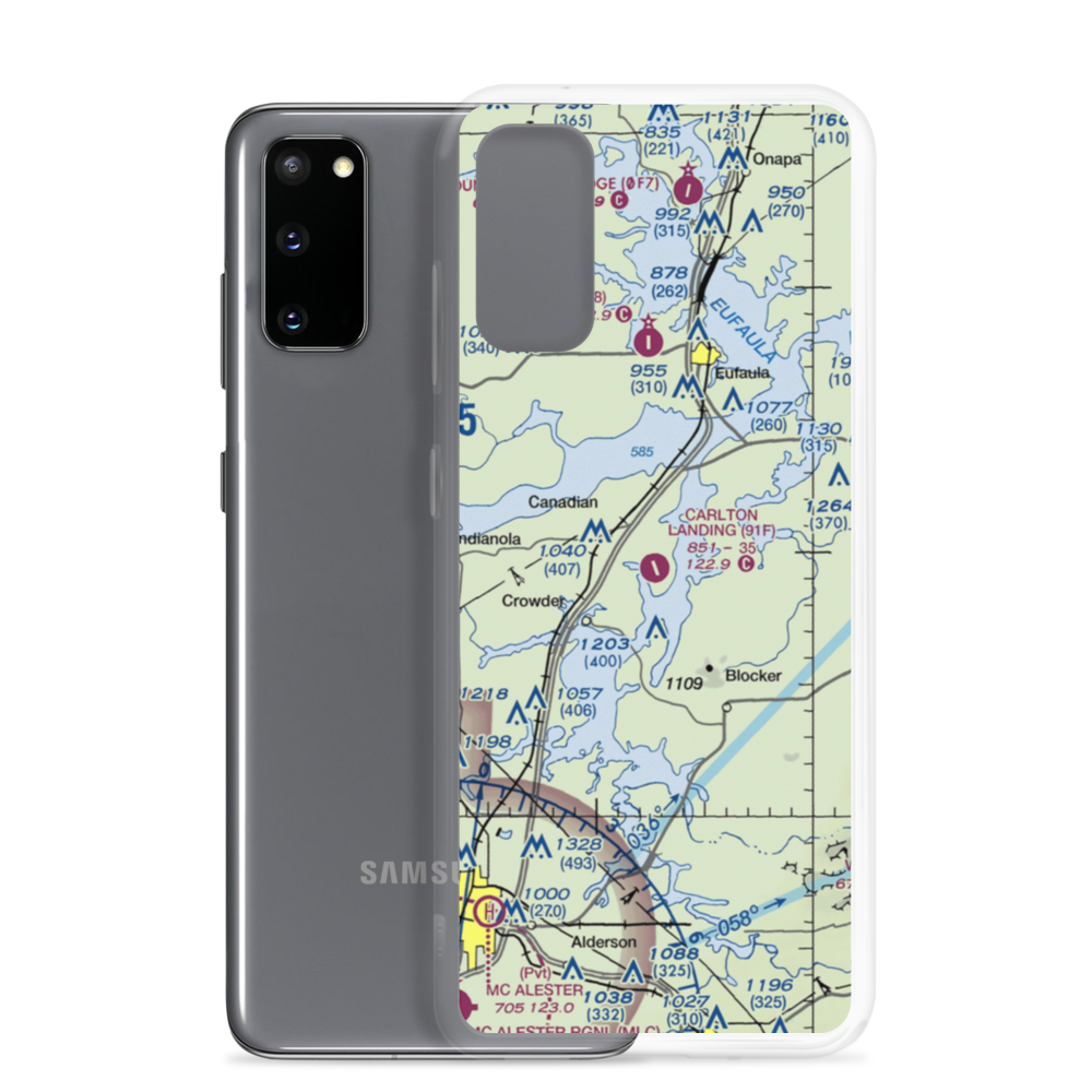 Arrowhead Airport (91F) VFR Sectional Samsung Case Samsung Galaxy S20 model shown