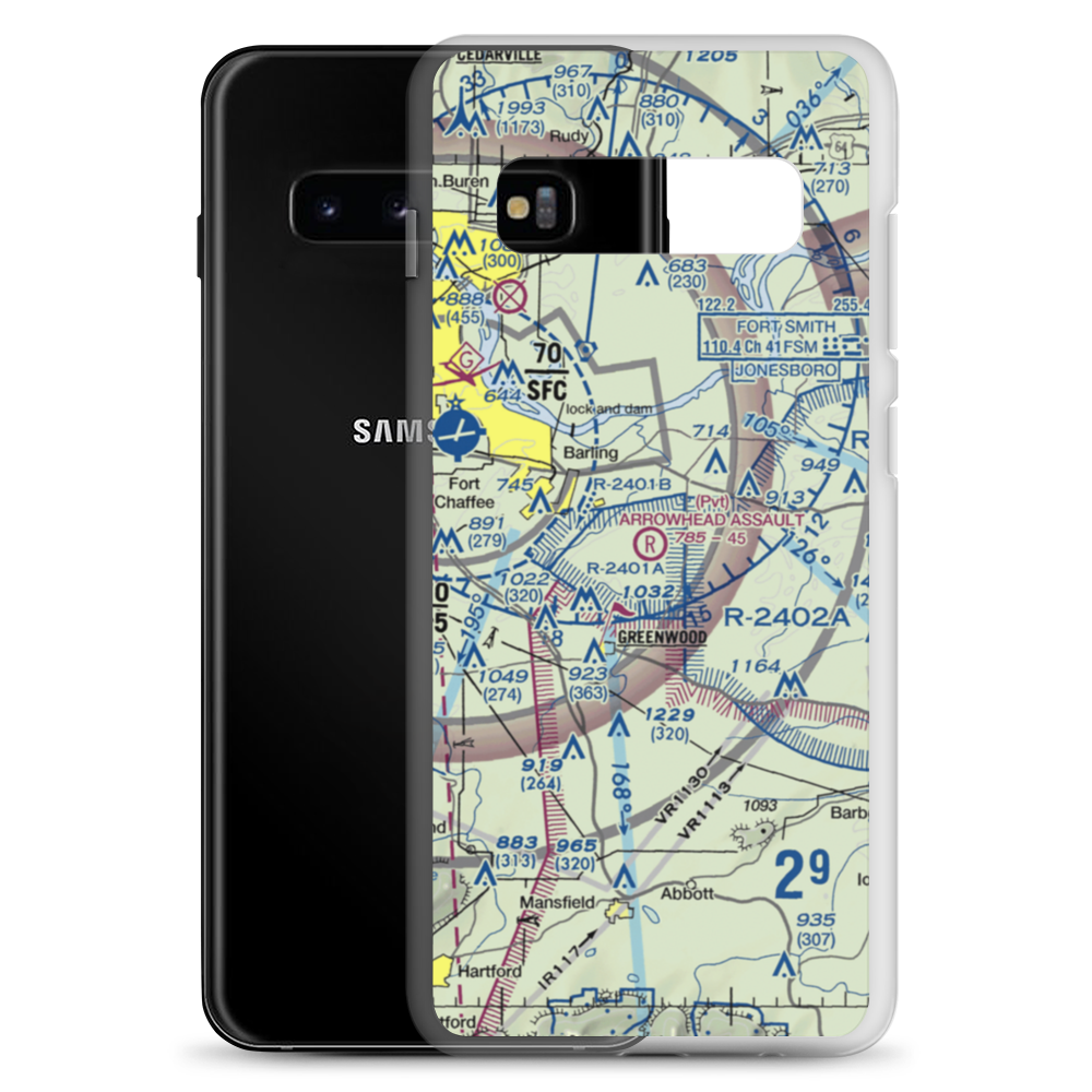 Arrowhead Assault Strip (KAZU) VFR Sectional Samsung Case Samsung Galaxy S10+ model shown