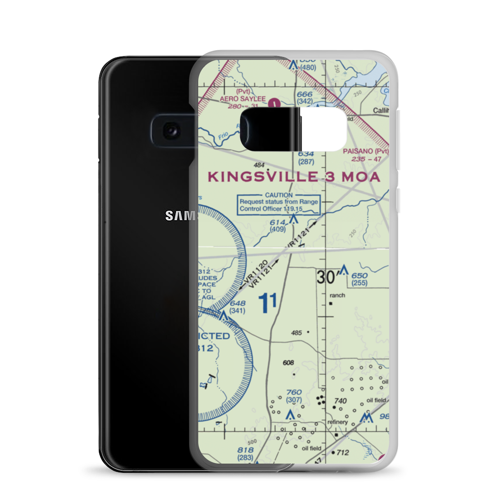Arrowhead Ranch Airport (TE63) VFR Sectional Samsung Case Samsung Galaxy S10e model shown