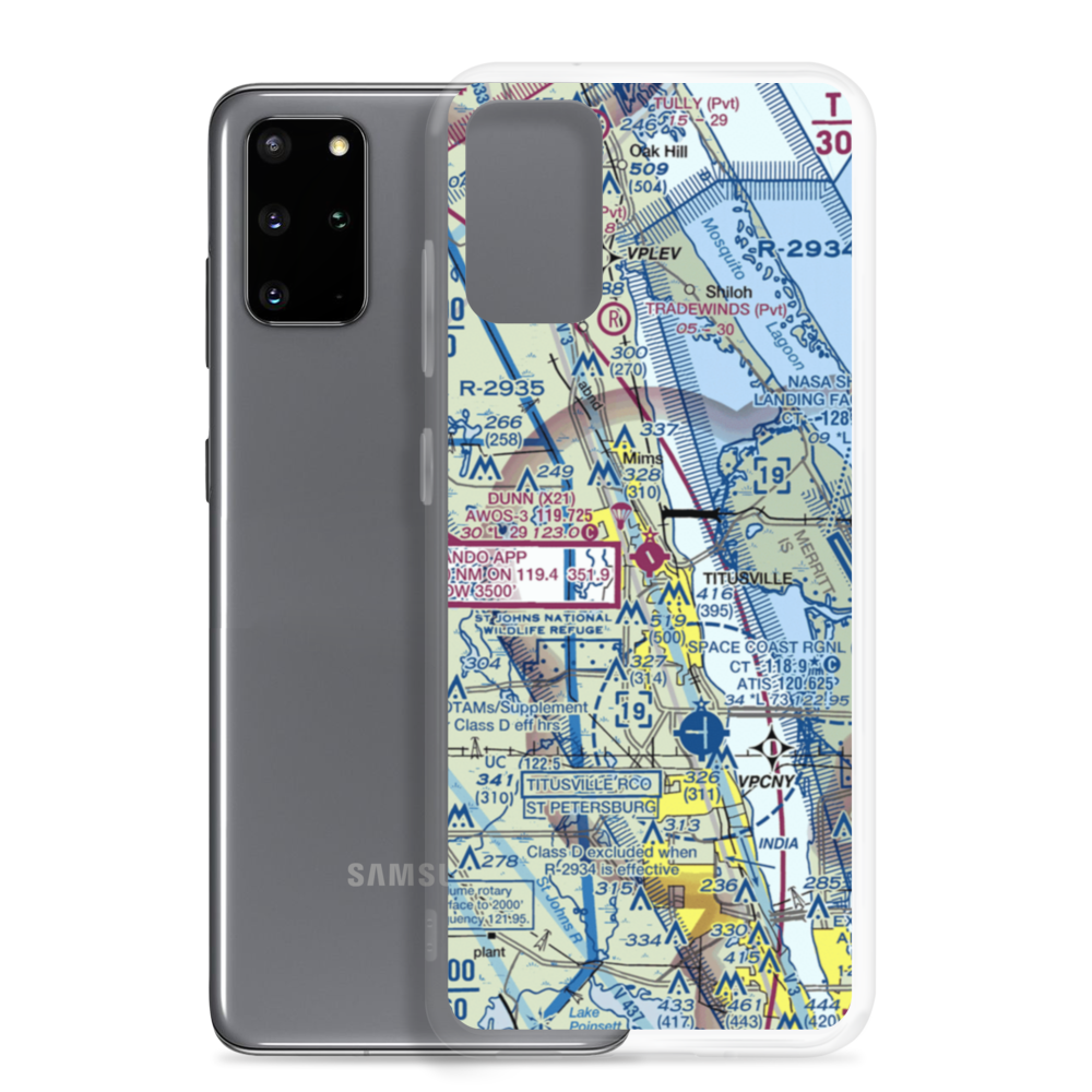 Arthur Dunn Air Park (X21) VFR Sectional Samsung Case Samsung Galaxy S20 Plus model shown