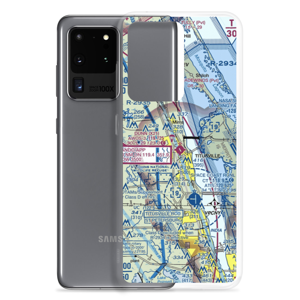 Arthur Dunn Air Park (X21) VFR Sectional Samsung Case Samsung Galaxy S20 Ultra model shown