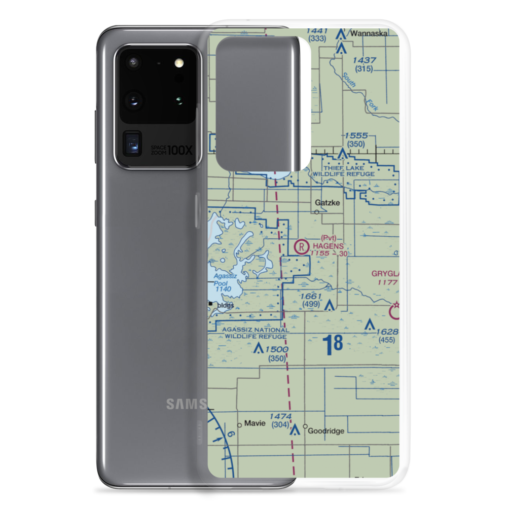 Arthur Field (MN50) VFR Sectional Samsung Case Samsung Galaxy S20 Ultra model shown