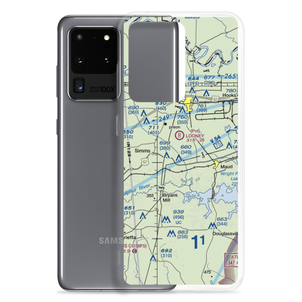 Ashford Field (7TX9) VFR Sectional Samsung Case Samsung Galaxy S20 Ultra model shown
