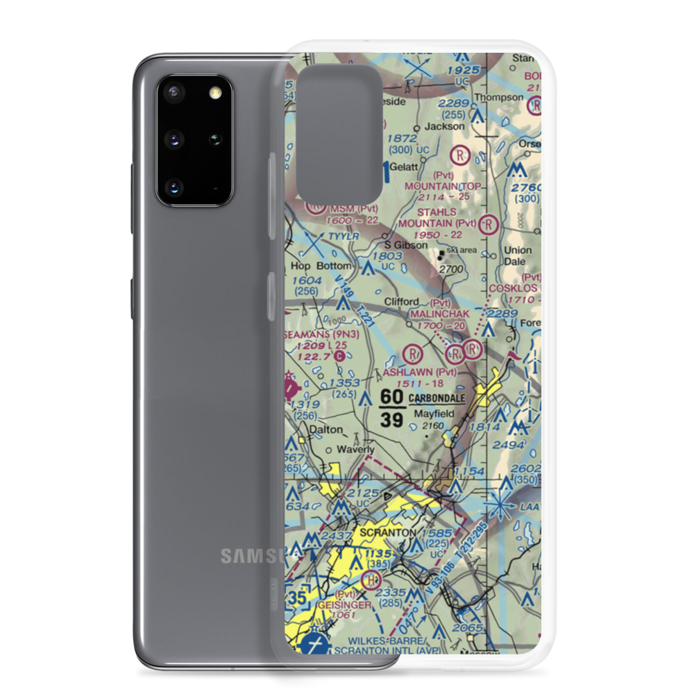 Ashlawn Airport (3PN1) VFR Sectional Samsung Case Samsung Galaxy S20 Plus model shown