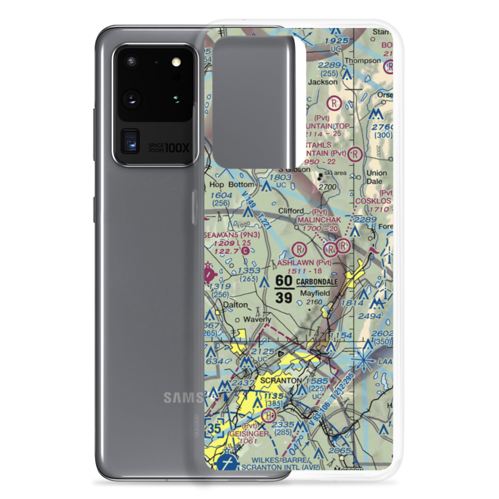 Ashlawn Airport (3PN1) VFR Sectional Samsung Case Samsung Galaxy S20 Ultra model shown