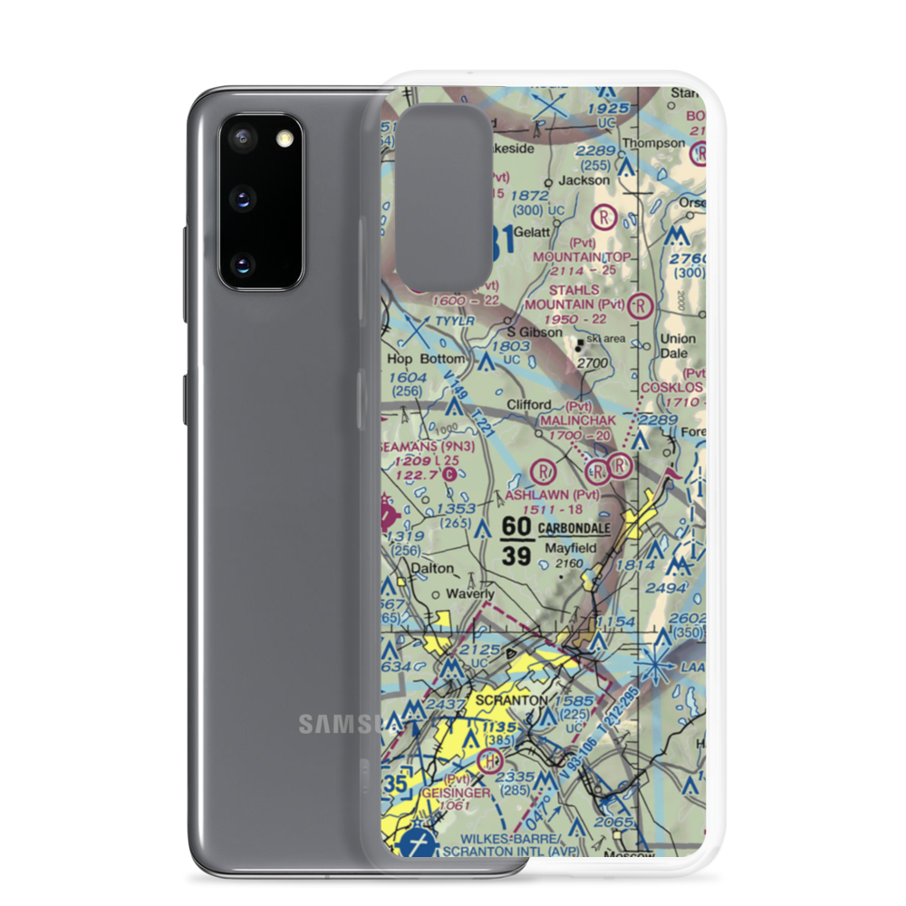 Ashlawn Airport (3PN1) VFR Sectional Samsung Case Samsung Galaxy S20 model shown