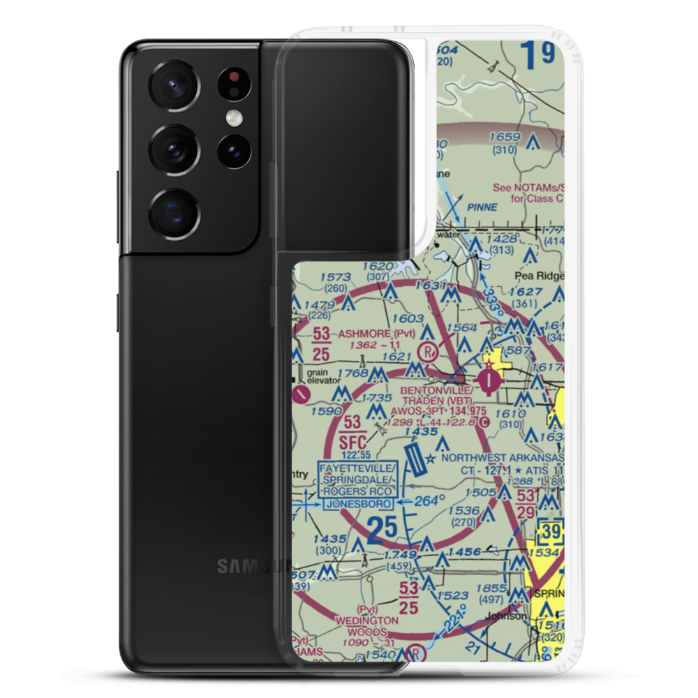 Ashmore Field (2AR5) VFR Sectional Samsung Case Samsung Galaxy S21 Ultra model shown