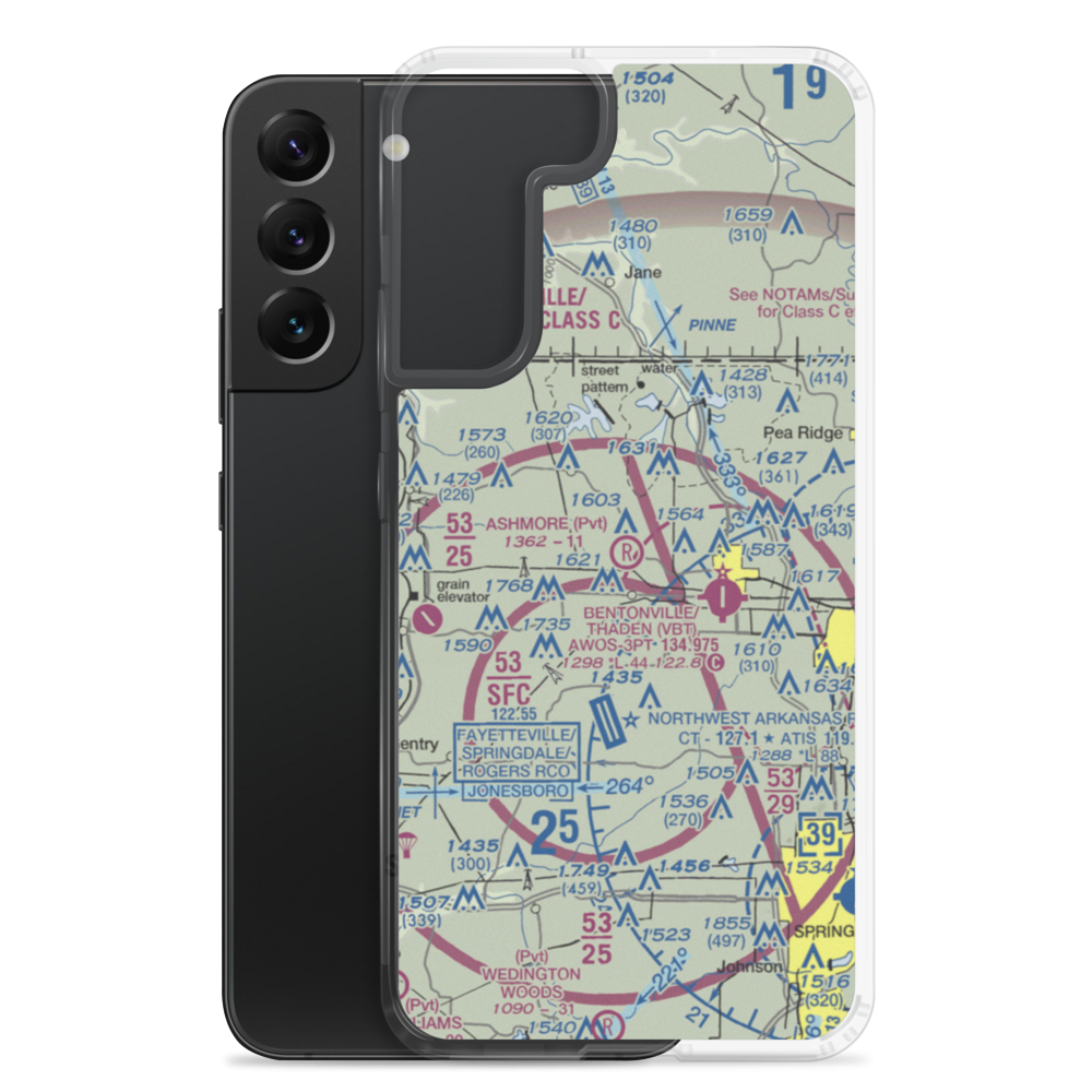 Ashmore Field (2AR5) VFR Sectional Samsung Case Samsung Galaxy S22 Plus model shown