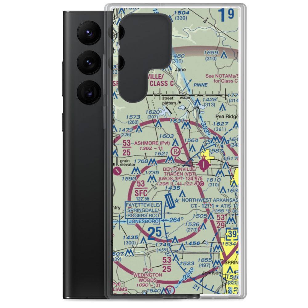 Ashmore Field (2AR5) VFR Sectional Samsung Case Samsung Galaxy S22 Ultra model shown