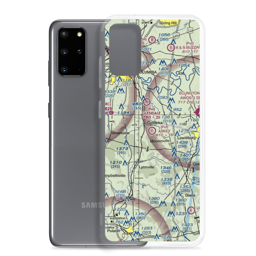 Askey Field (9TN5) VFR Sectional Samsung Case Samsung Galaxy S20 Plus model shown