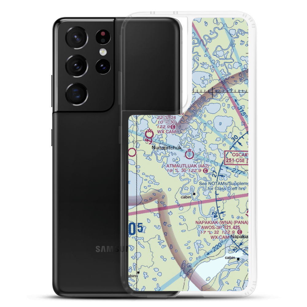 Atmautluak Airport (4A2) VFR Sectional Samsung Case Samsung Galaxy S21 Ultra model shown
