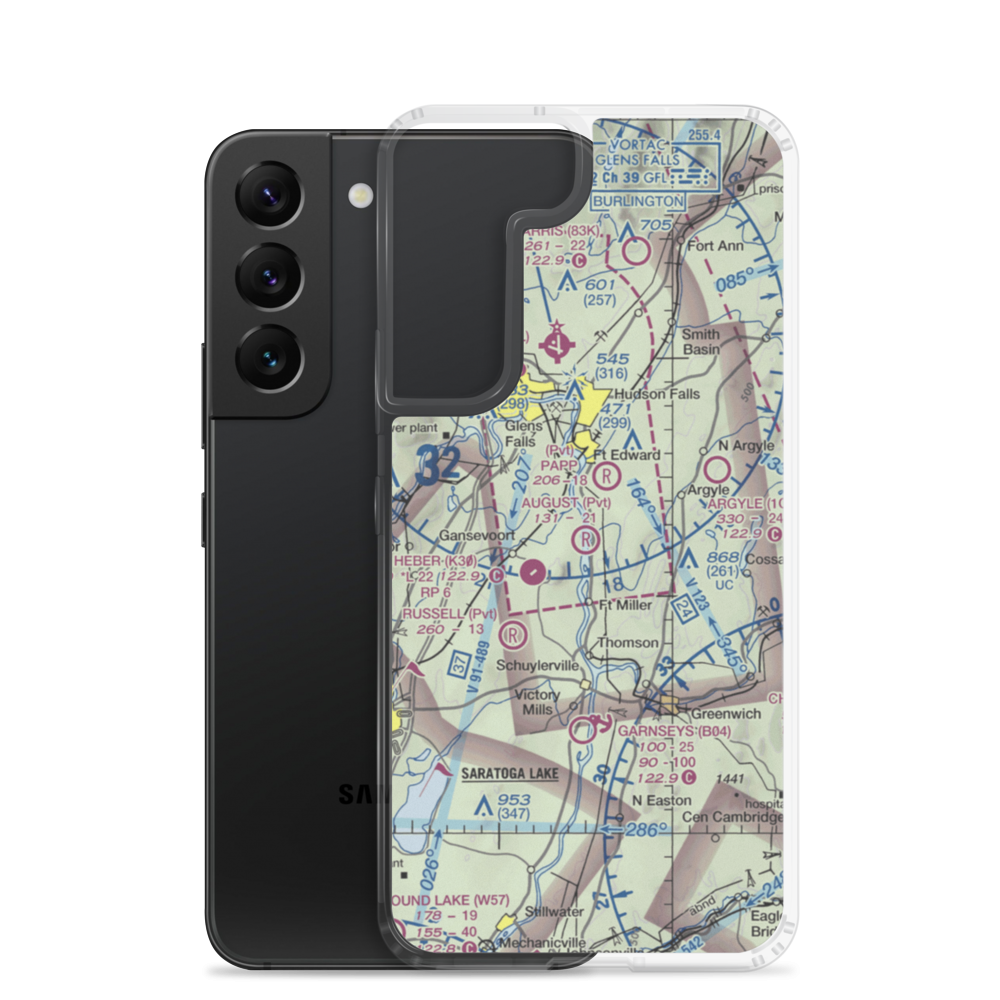 August Field (NK17) VFR Sectional Samsung Case Samsung Galaxy S22 model shown