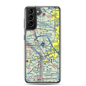 Aurora Municipal Airport (ARR) VFR Sectional Samsung Case