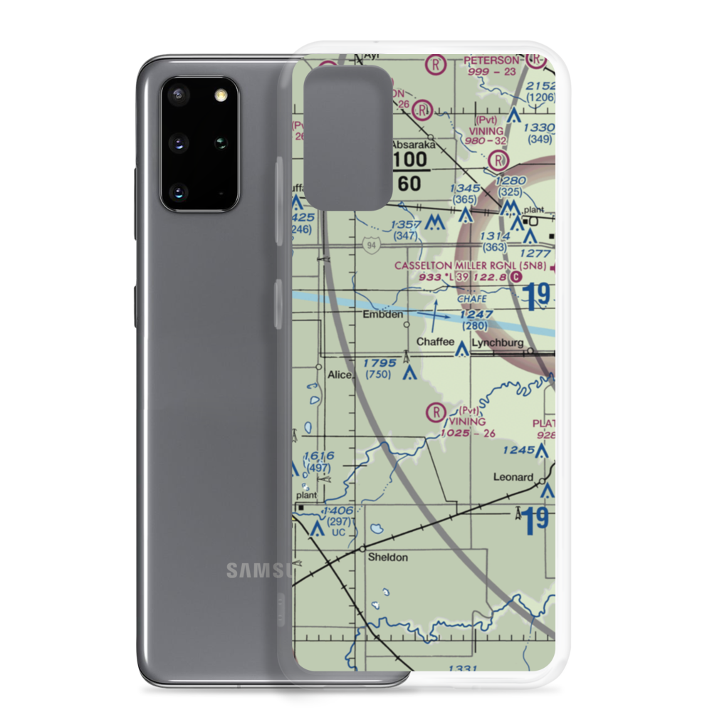 Ausk Strip (8ND5) VFR Sectional Samsung Case Samsung Galaxy S20 Plus model shown