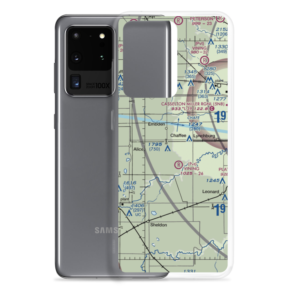 Ausk Strip (8ND5) VFR Sectional Samsung Case Samsung Galaxy S20 Ultra model shown