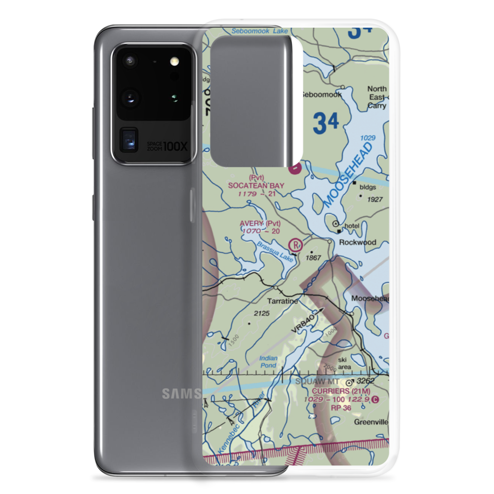 Avery Field (ME22) VFR Sectional Samsung Case Samsung Galaxy S20 Ultra model shown