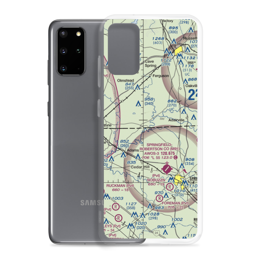 Aydelotte STOLport (TN51) VFR Sectional Samsung Case Samsung Galaxy S20 Plus model shown