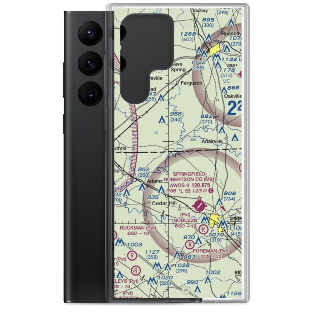 Aydelotte STOLport (TN51) VFR Sectional Samsung Case Samsung Galaxy S22 Ultra model shown