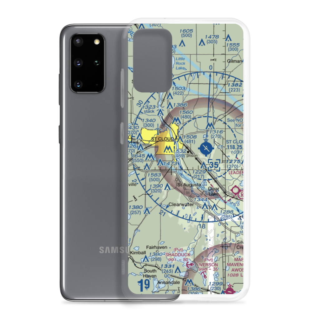 Aysta Field (3MN8) VFR Sectional Samsung Case Samsung Galaxy S20 Plus model shown
