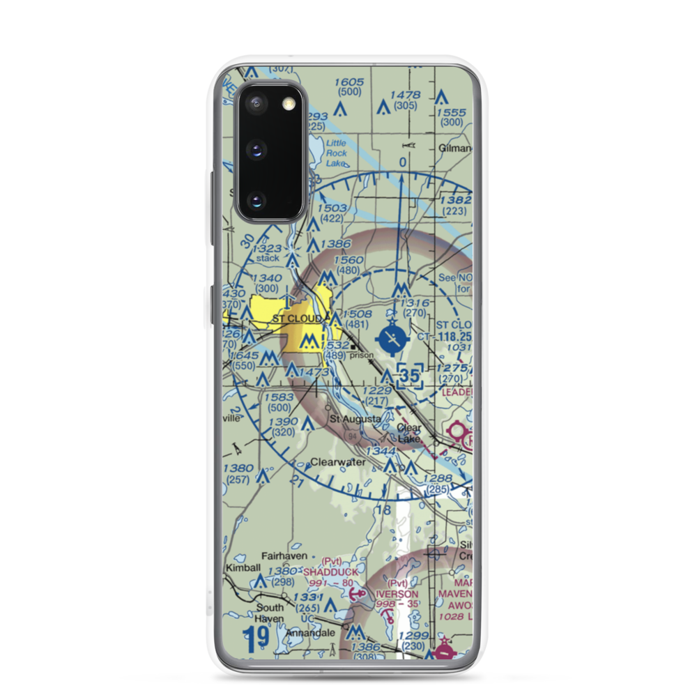 Aysta Field (3MN8) VFR Sectional Samsung Case Samsung Galaxy S20 model shown