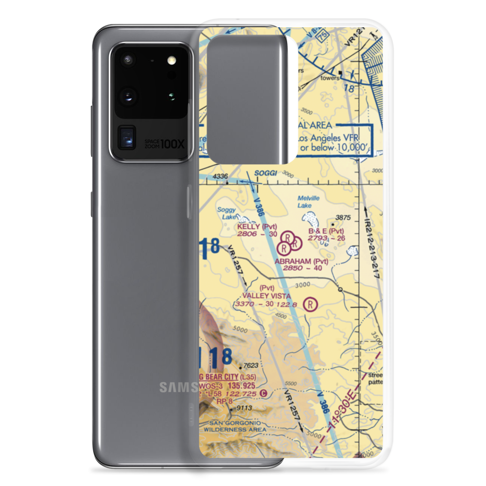 B & E Ranch Airport (2CA8) VFR Sectional Samsung Case Samsung Galaxy S20 Ultra model shown