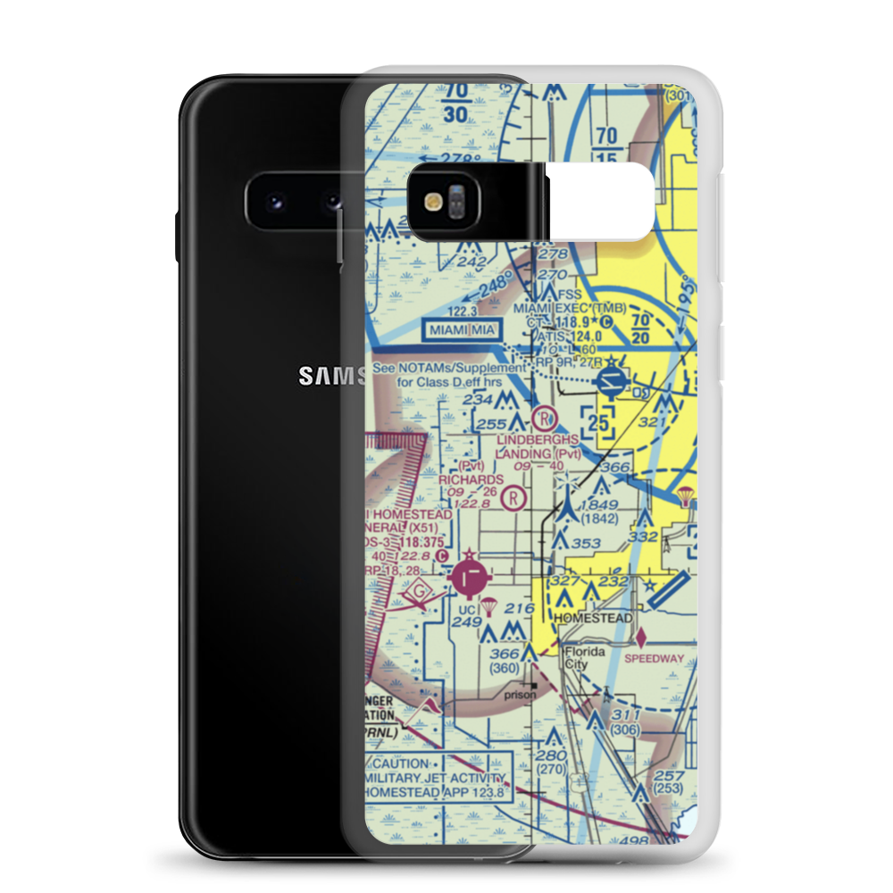 B & L Farms Airport (11FA) VFR Sectional Samsung Case Samsung Galaxy S10 model shown