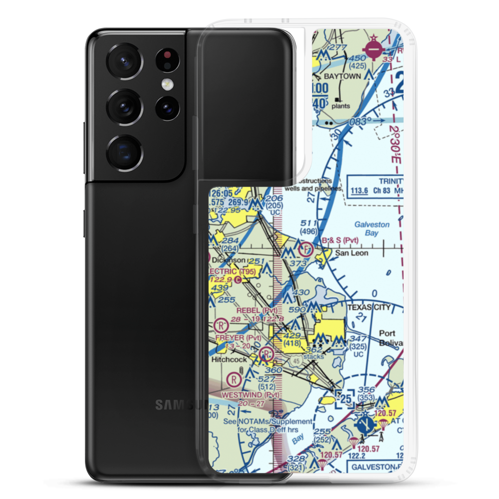 B & S Ultralightport (1TS3) VFR Sectional Samsung Case Samsung Galaxy S21 Ultra model shown