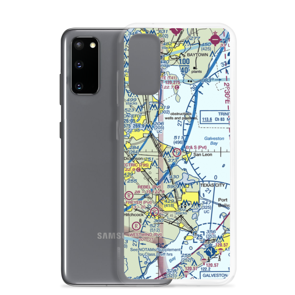 B & S Ultralightport (1TS3) VFR Sectional Samsung Case Samsung Galaxy S20 model shown