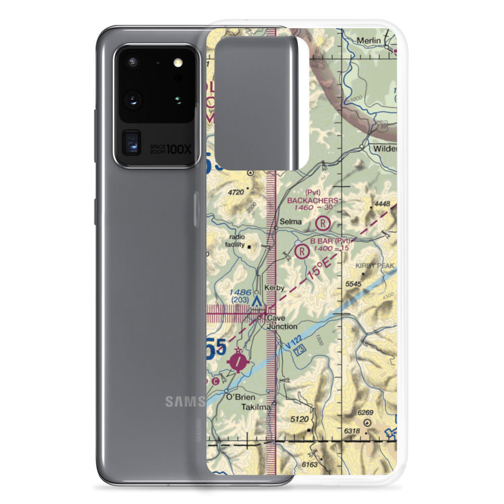 B Bar Ranch Airport (84OR) VFR Sectional Samsung Case Samsung Galaxy S20 Ultra model shown