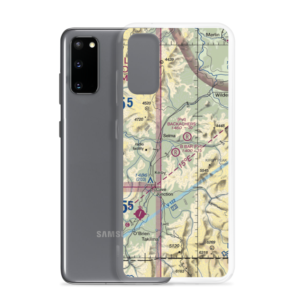 B Bar Ranch Airport (84OR) VFR Sectional Samsung Case Samsung Galaxy S20 model shown