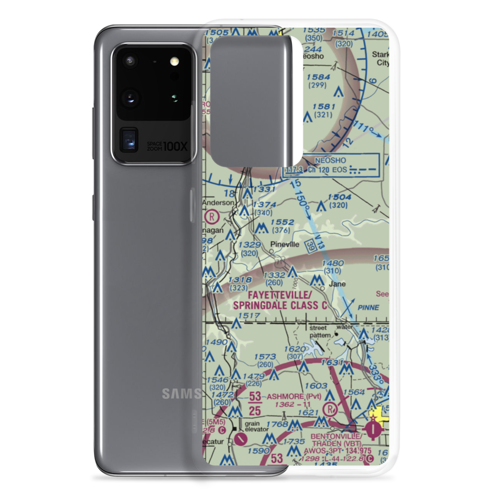 B S Ranch Airport (7MO3) VFR Sectional Samsung Case Samsung Galaxy S20 Ultra model shown