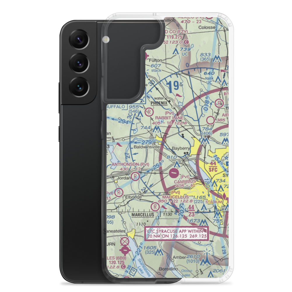 B-Ville Airpark (4NK1) VFR Sectional Samsung Case Samsung Galaxy S22 Plus model shown