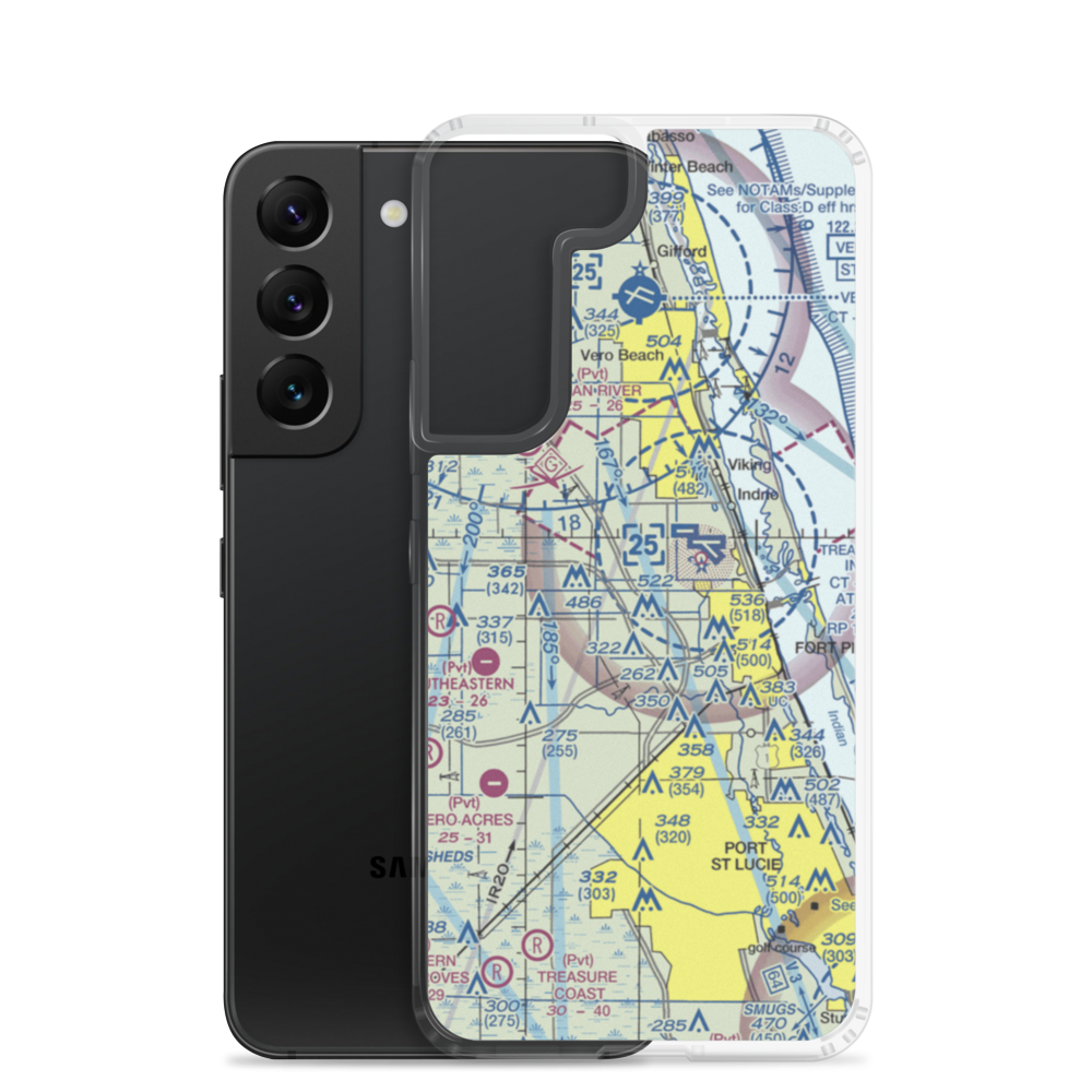 Baggett STOLport (FD57) VFR Sectional Samsung Case Samsung Galaxy S22 model shown