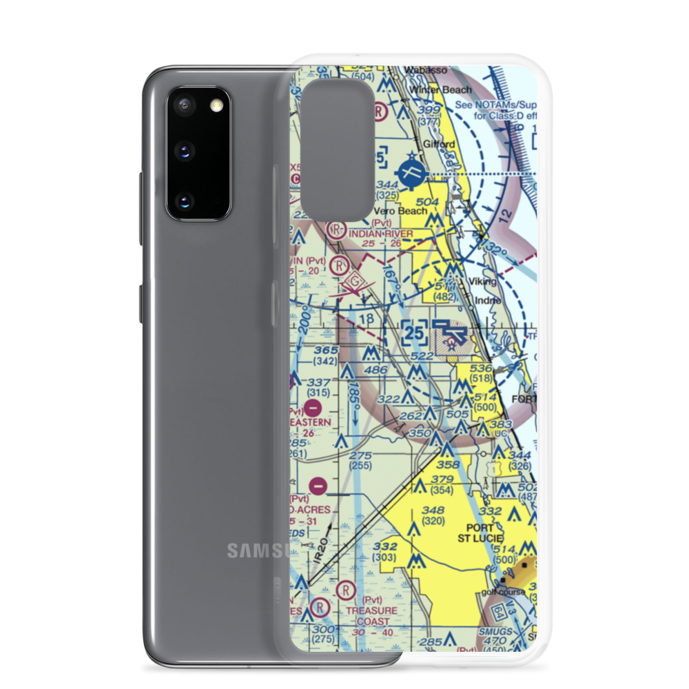 Baggett STOLport (FD57) VFR Sectional Samsung Case Samsung Galaxy S20 model shown