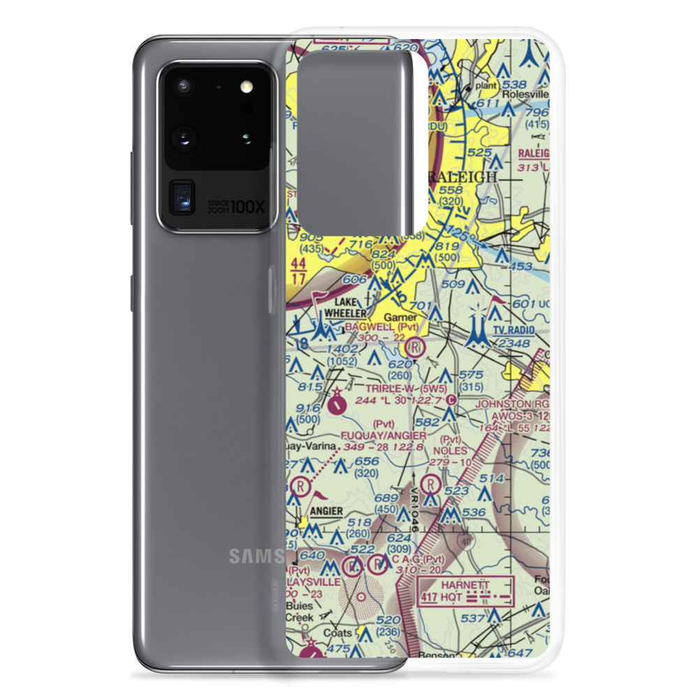 Bagwell Airport (NC99) VFR Sectional Samsung Case Samsung Galaxy S20 Ultra model shown