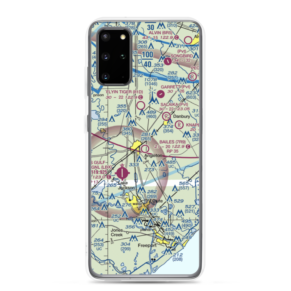 Bailes Airport (7R9) VFR Sectional Samsung Case Samsung Galaxy S20 Plus model shown