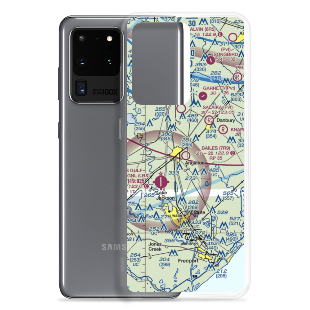 Bailes Airport (7R9) VFR Sectional Samsung Case Samsung Galaxy S20 Ultra model shown