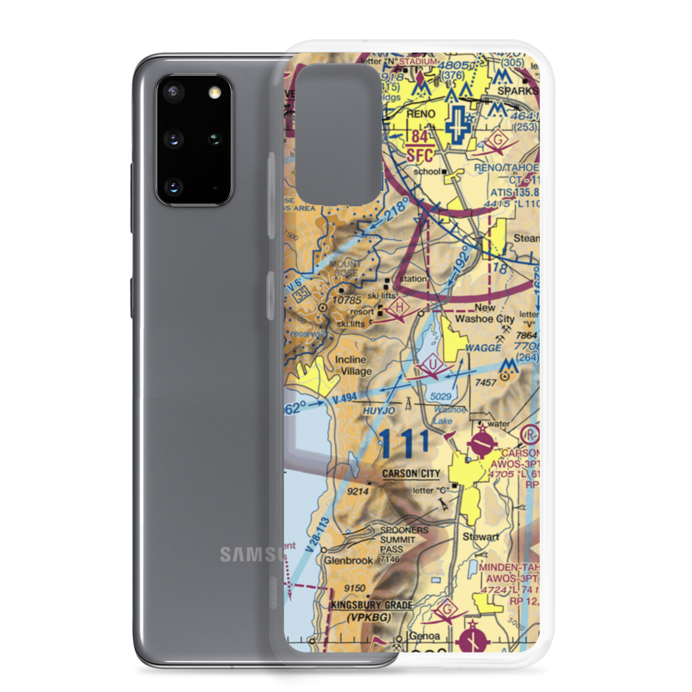 Bailey Ranch Airport (NV13) VFR Sectional Samsung Case Samsung Galaxy S20 Plus model shown