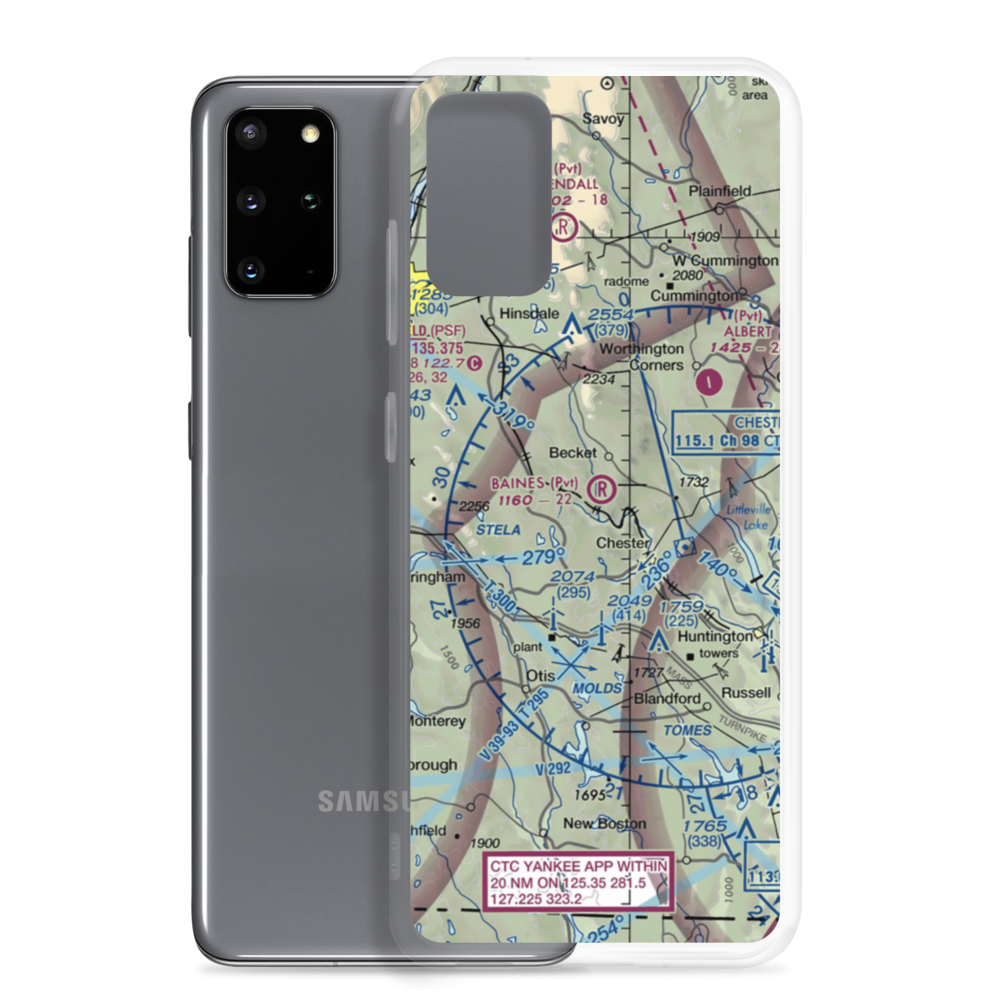 Baines Airport (3MA2) VFR Sectional Samsung Case Samsung Galaxy S20 Plus model shown