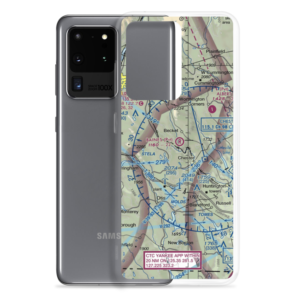 Baines Airport (3MA2) VFR Sectional Samsung Case Samsung Galaxy S20 Ultra model shown