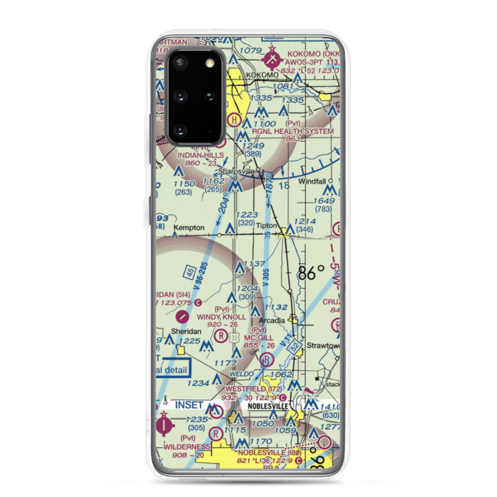Baird-Wolford Airport (2II6) VFR Sectional Samsung Case Samsung Galaxy S20 Plus model shown