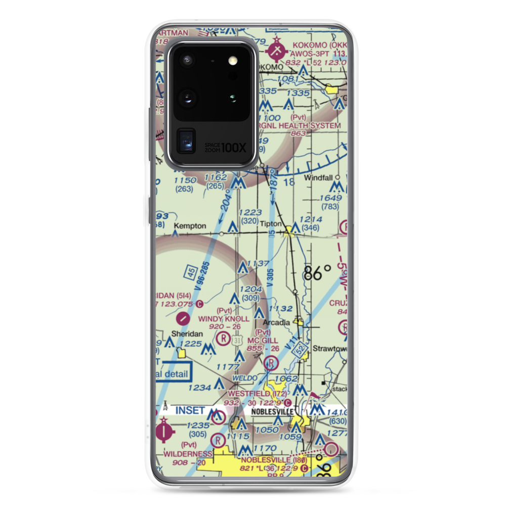 Baird-Wolford Airport (2II6) VFR Sectional Samsung Case Samsung Galaxy S20 Ultra model shown