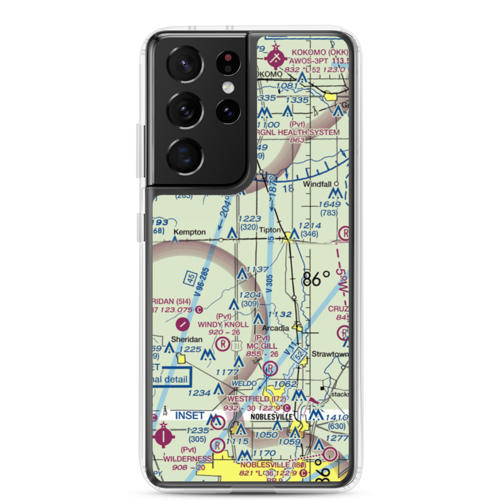 Baird-Wolford Airport (2II6) VFR Sectional Samsung Case Samsung Galaxy S21 Ultra model shown
