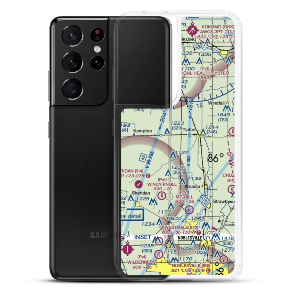 Baird-Wolford Airport (2II6) VFR Sectional Samsung Case Samsung Galaxy S21 Ultra model shown
