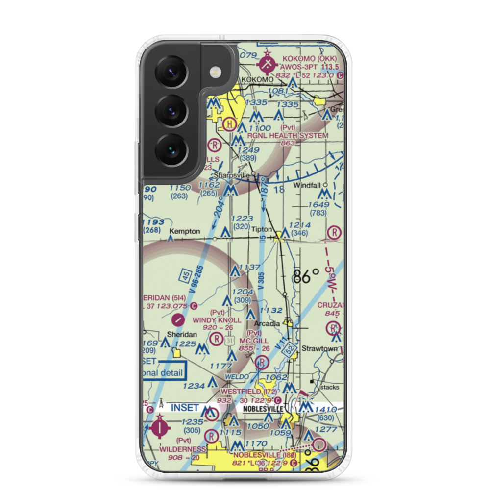 Baird-Wolford Airport (2II6) VFR Sectional Samsung Case Samsung Galaxy S22 Plus model shown